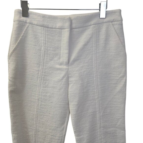 Trina Turk North Beach Textured Split Hem Crop Pants Size 6 - Picture 5 of 8